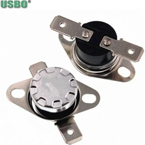 High quality 250V 10A thermostat thermal protector 160 degree normal closed temperature control switch KSD301 20pcs