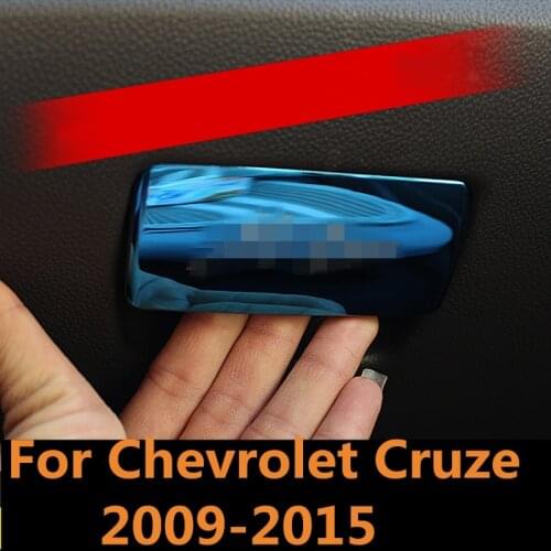 For Chevrolet Cruze 2009-2015 Co-pilot Storage Box Handle Bowl Cover Protector Trim Sticker Interior decoration Auto Accessories