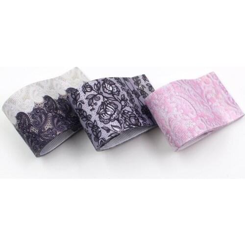 1-1/2‘’ 38mm ,10yards flowers Printed grosgrain Ribbons,DIY handmade bow cap accessories and decorations,I-19308-545