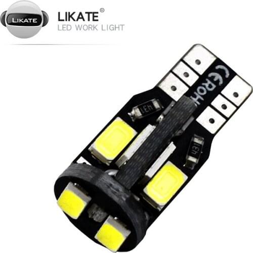 1PCS led Car Interior Bulb Canbus Error Free T10 White 5730 8SMD LED 12V Car Side Wedge Light White Lamp Auto Bulb Car Style