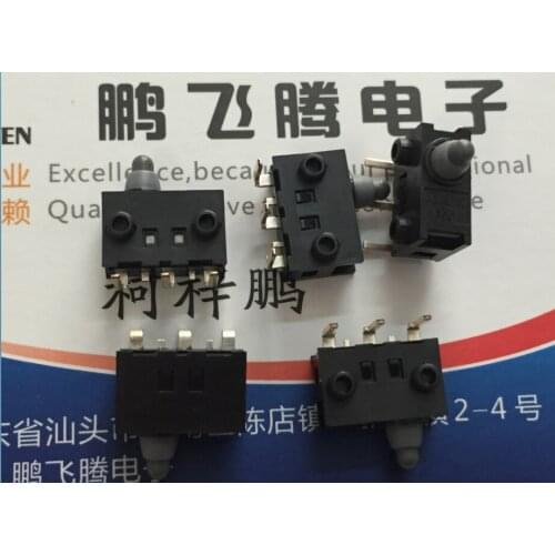 1PCS Japan Alps SPVQ380900 waterproof dust microswitch travel limit reset switch bent foot 3-pin car door lock