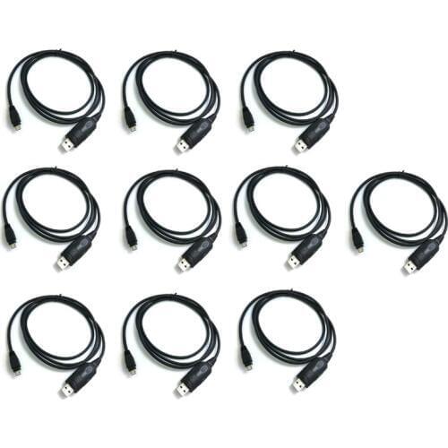 Lot 10pcs USB Programming Cable for HYT Hytera PD360 PD365 PD366 PD362 BD302 PD375 BD300 TD350 TD360 Radio Walkie Talkie