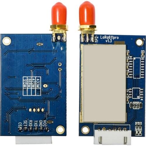2PCS Lora611pro-100mW MESH and AES encryption 5km Wireless network repeater node rf Module KC certification