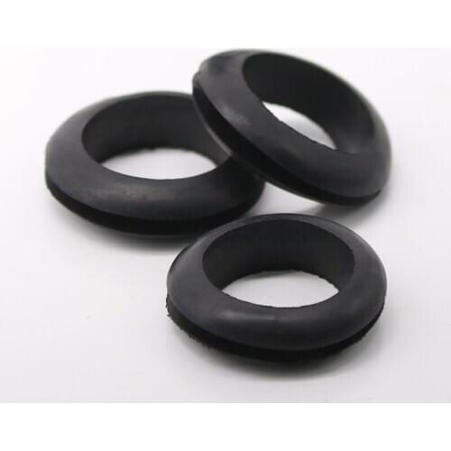 200PCS/lot Inner diameter 35mm black Double-sided pvc protective ring rubber Wire ring overcurrent trip coil Double-faced coil