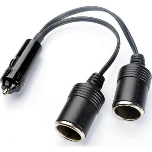 Dual Port Car Cigarette Lighter 12V-24V Power Charger Adapter Socket Splitter Female Socket Bakelite Plug Connector Adapter