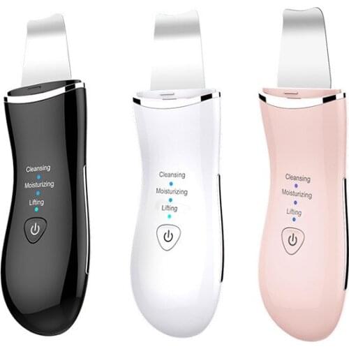 Free shipping Ultrasonic Skin Cleaner Ion Import Instrument Micro-Current Beauty Instrument Facial Pores Cleaner