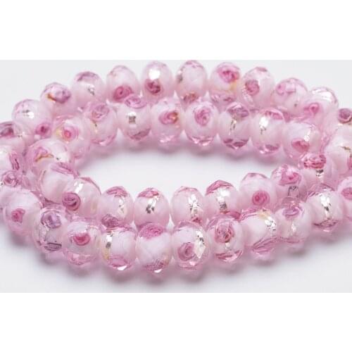 12mm Murano Transparent Lampwork Round Glass Beads For Making Jewelry Diy Accessories Material Loose Faceted Large Spaser Beads