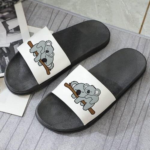 Kawaii Cartoon Sloth animal Printed Lady Slippers 2021 hot Summer Slide Sandals Female Slipper Slide Sandals women slippers