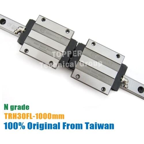 Original Taiwan TBI TR30N 1000mm linear guide rail with TRH30FL slide blocks