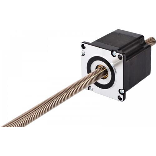 150mm Length Nema 23 Non Captive Linear Stepper Motor 2.0A 4-wire with Tr11x2 Lead Screw for 3D Printer