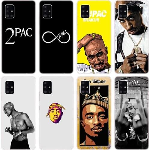 Rapper 2pac Tupac Soft Case for Samsung Galaxy A40 A41 A42 A50 S A51 A52 A70 E A71 A72 A80 A82 A90 Quantum 2 Silicone Cover