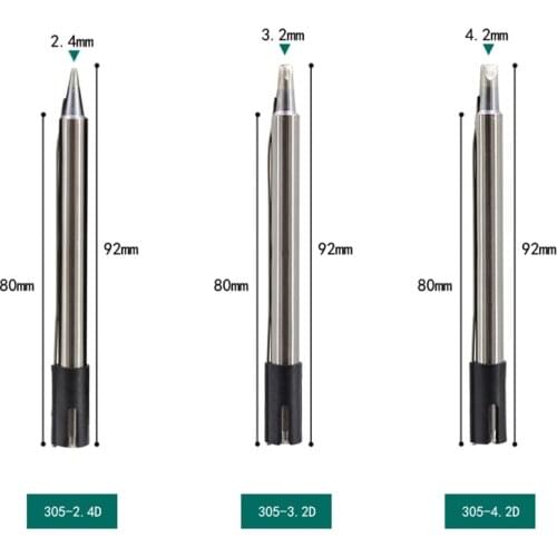 5pcs/lot Original for QUICK 303D Lead Free Soldering Station Iron Head Tip
