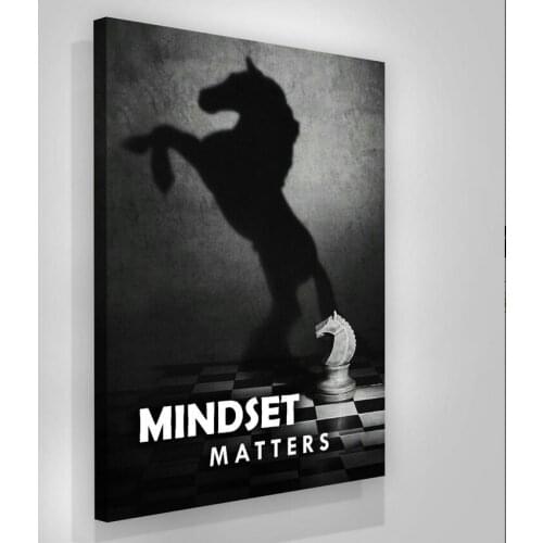 Unframed Poster Animal Horse Canvas Movie Painting Wall Art Canvas Mindset Chess Mode Printing On Canvas Prints Poster Picture