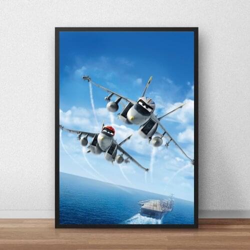 Poster Modern Aerospace Technology Rocket Airplane Living Room Home Decoration 5 Piece Combination Military Hobby Wall Art