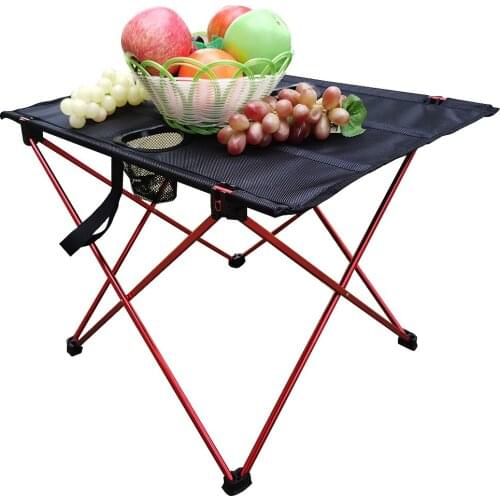 Aluminum Alloy Table Outdoor Ultra Light Portable Folding Hiking Climbing Picnic Table 접이식 탁자