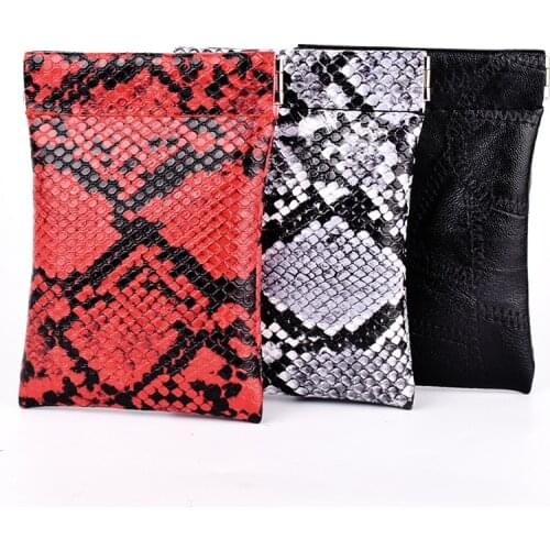 New Serpentine Purse Type Key Bag High Capacity Key Wallet Simple Key Holder Case Keychain Pouch Women Men Coin Housekeeper