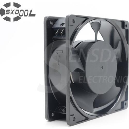 SXDOOL 4C-230HB 120 * 120 * 38MM 12cm 120mm 230V 220V AC metal frame axial cooling fan