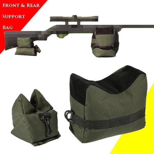 Tactical Front & Rear Bag Rifle Support Sandbag Unfilled Sand Sniper Shooting Target Stand Bag Hunting Gun Accessories