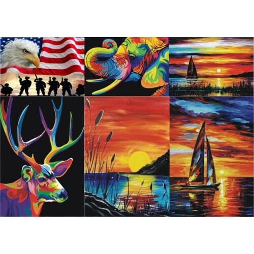 Decoración del hogar 5D diamante pintura animal pegatina mosaico flor bordado patrón artesanía regalo de Año Nuevo