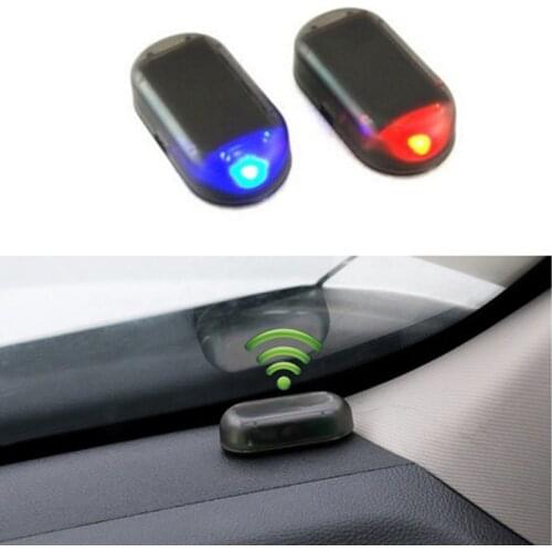 Universal Solar Car Alarm LED Light Accessories for Peugeot RCZ 206 207 208 301 307 308 406 407 408 508 2008 3008 4008 5008 6008