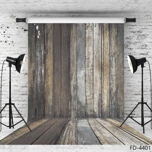 Old Grunge Wooden Board Wall Planks Floor Vinyl Backdrops Baby Portrait Pet Toy Doll Photography Backgrounds Photo Studio Props