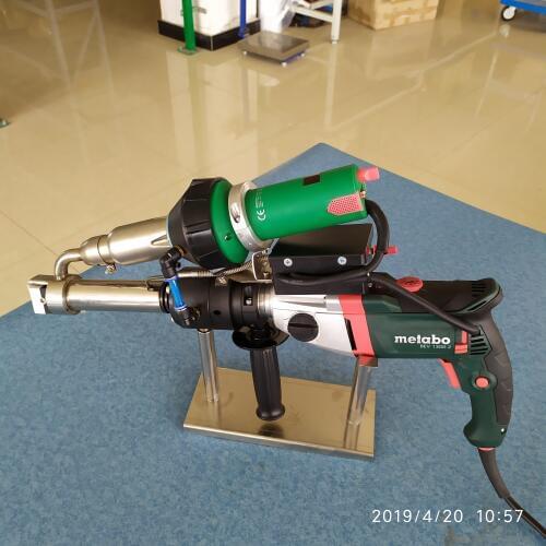High quality Double heating, fast heating, digital display, German metabo power Extrusion welding machine