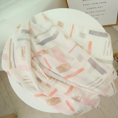 2018 New Fashion Ombre Stripe Print Fringe Scarves And Shawls Women Block Print Fringe Scarf Muffler Wraps Hijab Free Shipping