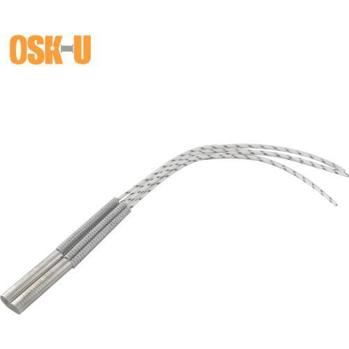 2PCS Electric Heating Resistors Cartridge Heater Element 12mm Tube Diameter 220V Single End Electric Heating Tube Element