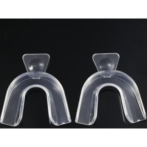 2 Pcs Mouth Guard Bruxism Splint Night Teeth Tooth Grinding Sleep Aid Whitening Tray