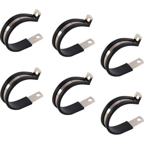 6PCS Roll Cage Mount Cushion Clamps 1.75" Tube ATV UTV Quick Connect Kit Fit Windshield Screen Speakers LED Light Bars Roofs