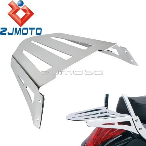 For Cobra Flat Sissy Bar Luggage Rack For Suzuki Boulevard M109R M109RZ M109R2 BOSS Motorcycle Rear Luggage Rack Holder Stand