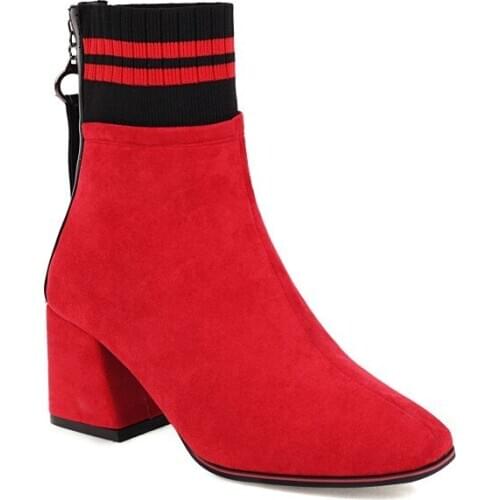 Big Size Simple boots boots women shoes ankle boots for women ladies boots shoes woman winter