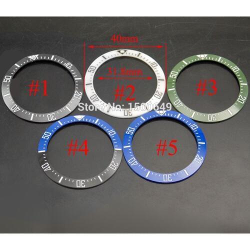 Corgeut ceramic bezel 5 styles chosen insert fit 43mm case mechanical men watch P502