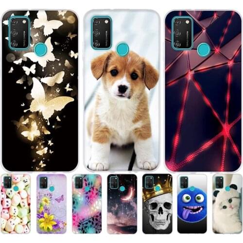 For Huawei Honor 9A Case Soft Silicone Back Cover Phone Case For Huawei Honor 9A 9 A Honor9a MOA-LX9N Cartoon Case Bumper Cover