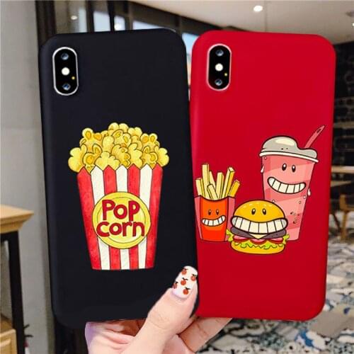 Cartoon Pink Peach Drink Phone Case for IPhone 11 Pro Max XS MAX XR Cute Soft TPU Back Cover for IPhone 8 7 6S 6 Plus Coque