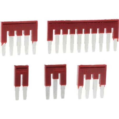 FBS10-5/FBS4-5/FBS5-5/FBS2-5/FBS3-5 Spring 2.5-3L DIN Rail Terminal Blocks 2-5 Plug-In Bridge For ST2.5 STTB Amphenol Connector
