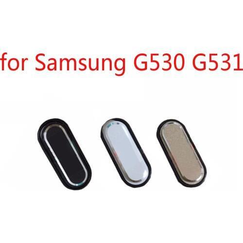 Home Button For Samsung G530 G531 Galaxy Grand Prime G530F G530H G531F G531H Original Housing Return Button Key Black White Gold