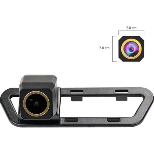 Misayaee Golden HD Car Rear View Reverse Camera Plate Light for Nissan Tiida / Pulsar C12 2011-2018