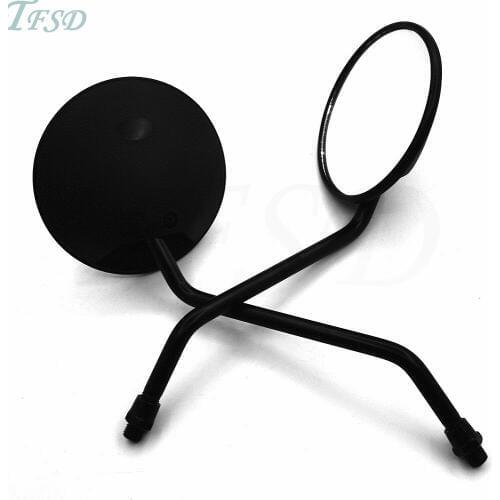 Motorcycle accessories universal 10 mm circular motorbike rearview mirror for Kawasaki For Suzuki For yamaha For Honda For KTM