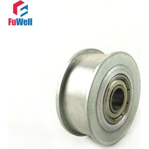 2pcs XL-12T Idler Pulley 3/4/5/6mm Inner Bore Without Teeth 11mm Belt Width Timing Belt Idle Pulley Bearing Synchronous Wheel