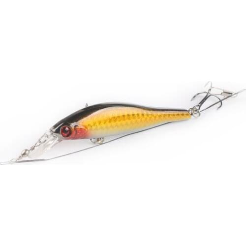 New Minnow Fishing Lure 3D Eyes 9.8cm 11.5g Artificial Hard Bait Bionic Floating Wobbler Crankbait Bass Trolling Fishing Tackle