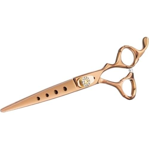 7 Inch High Grade Japanese Stainless Steel 440c Professional Pet Grooming Hair Cutting Scissors For Salon Home