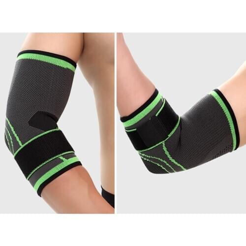 Adjustable Elbow Compression Sleeve Support Brace Arm Protector Guard Wrap