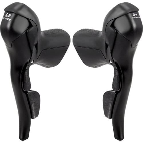 1 Pair Dual Control Levers R7/R8/R9/R10/R11 Shifters Set with Variable Speed Wires & Brake Wire Mountain Bike Derailleur