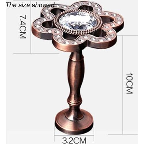 High quality eco-friendly plated process unique design ORB Zinc+crystal mateiral curtain hooks tiebacks holdback can mixed order