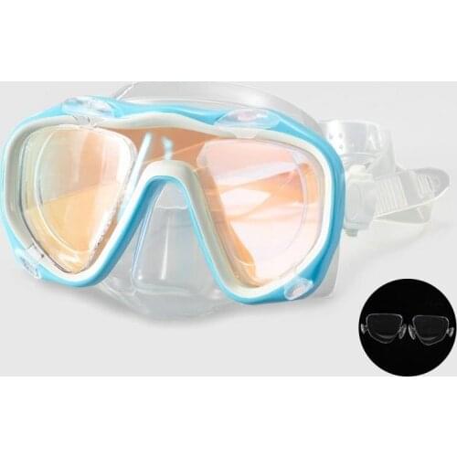 RTAAN Snorkeling Sanbao coated surface mirror adult full dry breathing tube set replaceable myopia diving equipment