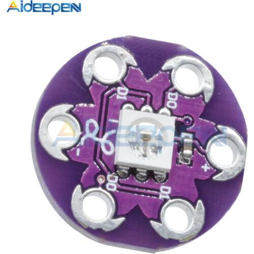 10pcs LilyPad Pixel Board WS2812 Module LilyPad LED Module for Arduino