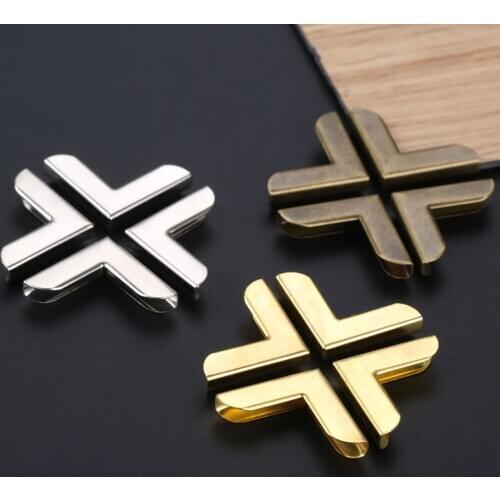 20Pcs 20mm Jewelry Box Corner Protectors Book Scrapbooking Albums Menus Folders Collar Corner Protectors Decorative Bracket