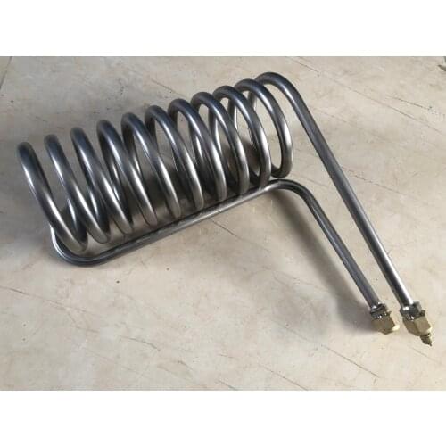 Seamless Titanium Tube Coil Evaporator for 2HP Aquarium Chiller Heat Exchanger Fish Tank in Seafood Pond