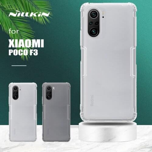 For Xiaomi Poco F3 Case Nillkin TPU Phone Case Soft Silicone Ultra-Thin Transparent Protection Case for Xiaomi Poco F3 Case Capa